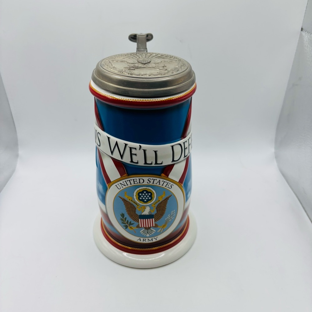 2006 Anheuser Busch U.S. Military Stein Series US Army CS660 #00323. Very Nice.